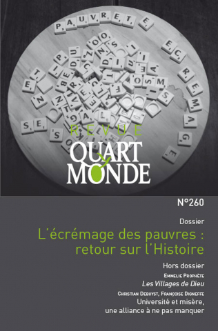 Couverture. L’écrémage des pauvres. RQM. 260. 2021