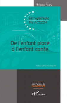 Philippe FABRY. “De l’enfant placé à l’enfant confié”. Couverture. 2021