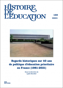 Lydie Heurdier (dir.), “Regards historiques sur 40 ans de politique d’éducation prioritaire en France (1981‑2021)”