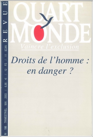 Couverture RQM186, 2003