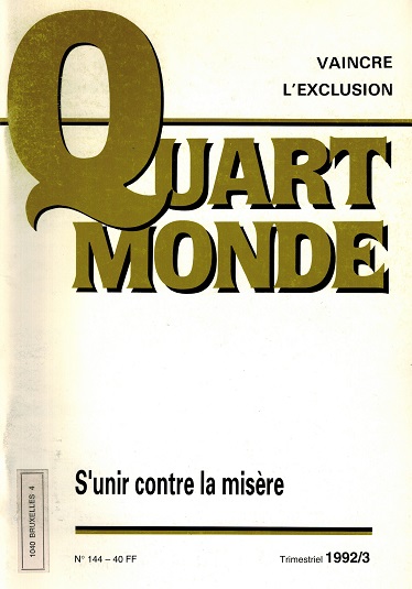 Couverture RQM144, 1992