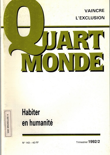 Couverture RQM143, 1992