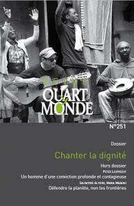 Chanter la dignité, Couverture RQM 251/3, 2019