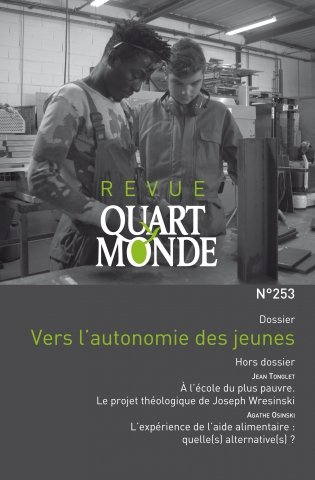 Vers l’autonomie des jeunes. Couverture, RQM 253, 2020