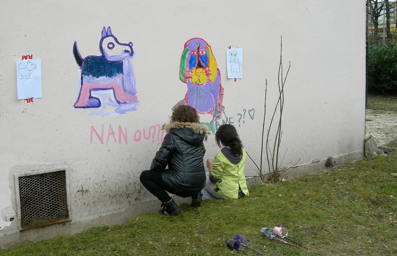 Permis de rêver – Présence à Noisy-Le-Grand, dans une cité en cours de démolition – 2009 à 2012