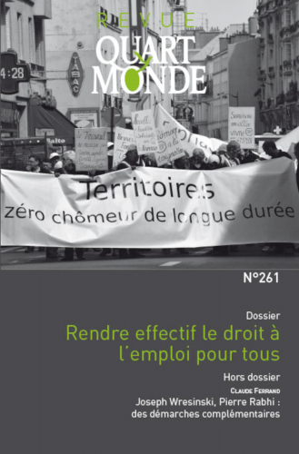 Rendre effectif le droit à l’emploi pour tous, RQM 261, 1/ 2022