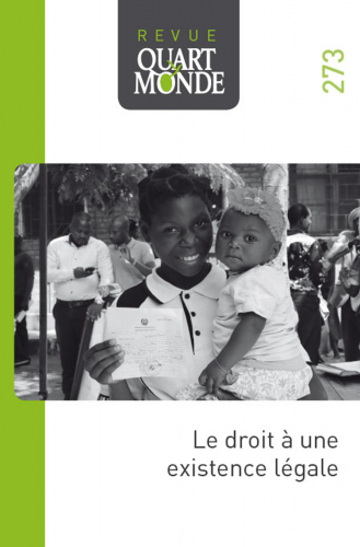 Le droit à une existence légale. Couverture, RQM, n° 273/1, 2025