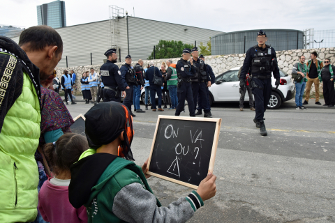 Expulsion de familles roms à Marseille, octobre 2023