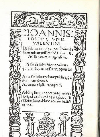 Vivès - De l'assistance aux pauvres